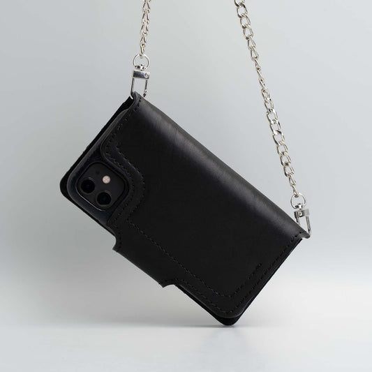 Crossbody wallet case for iPhone 11